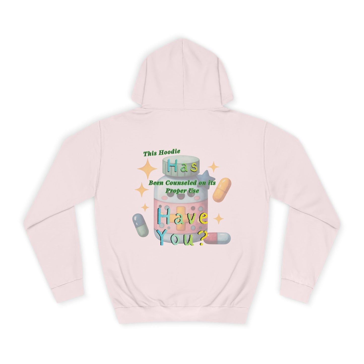 'Counseled Hoodie' | Funny Pharmacy Hoodie l Minimal Novelty Pullover